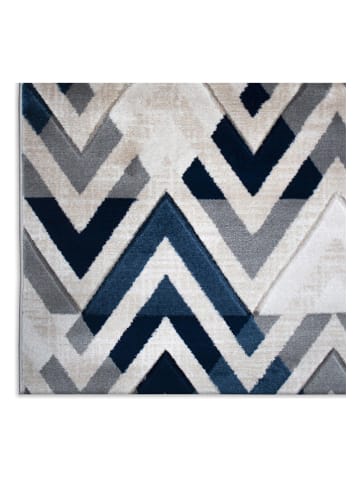 Mioli Laagpolig tapijt "H776" beige/zwart/wit