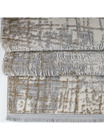 Mioli Laagpolig tapijt grijs/beige
