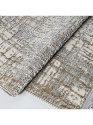 Mioli Laagpolig tapijt grijs/beige