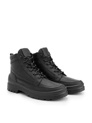 TRAVELIN' Leder-Boots "Canmore" in Schwarz