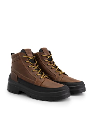 TRAVELIN' Leren boots "Canmore" cognackleurig