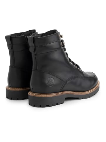 TRAVELIN' Leder-Boots "Haugesund" in Schwarz