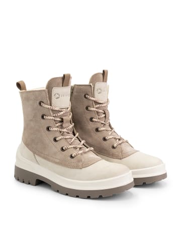 TRAVELIN' Leder-Boots "Leval" in Beige