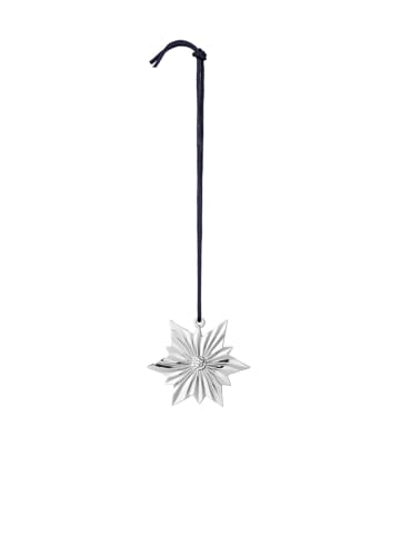 Rosendahl Decoratieve hanger "Poolster" zilverkleurig - (H)6,5 cm