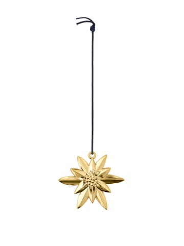 Rosendahl Decoratieve hanger "Winterbloesem" goudkleurig - (H)6,5 cm