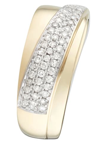DIAMOND & CO Gouden ring "Chiya" met diamanten