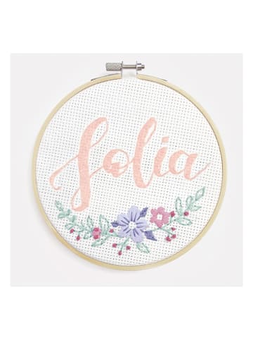 folia PAPER 2-delige set: borduurraam naturel