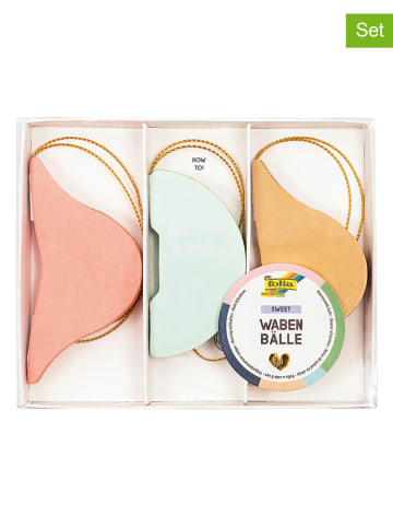 folia PAPER 3-delige set: origami-ballen "Sweet" meerkleurig