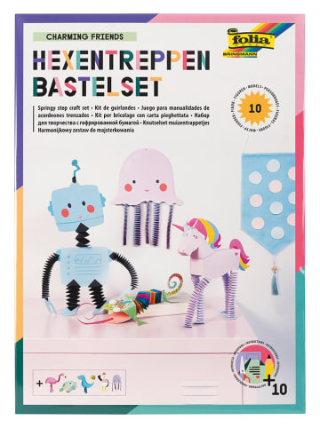 folia PAPER Knutselset "Muizentrappetjes - Charming friends" meerkleurig