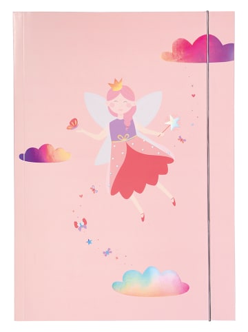 Folia Teczka "Little fairy" w kolorze jasnoróżowym
