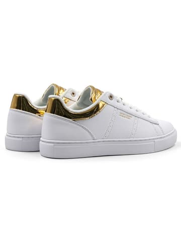 Benetton Sneakers goudkleurig/wit