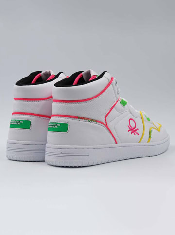 Benetton Sneakers wit/meerkleurig