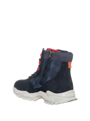 Benetton Sneakers donkerblauw/rood/geel