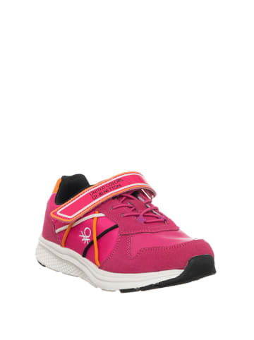 Benetton Sneakers in Pink/ Orange