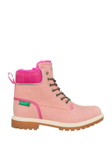 Benetton Boots roze