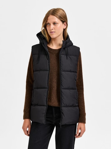 SELECTED FEMME Doorgestikte bodywarmer "Falina" zwart