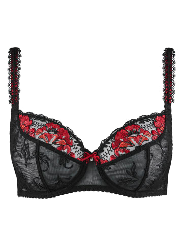 Aubade Halfvoorgevormde beha "Fleur De Toi" zwart/rood