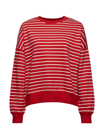 ESPRIT Bluza w kolorze czerwono-białym