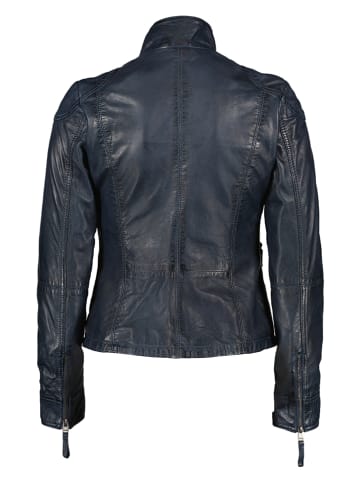 7eleven Leren jas "Sevia" donkerblauw