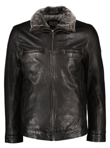 Bugatti Lederjacke in Schwarz
