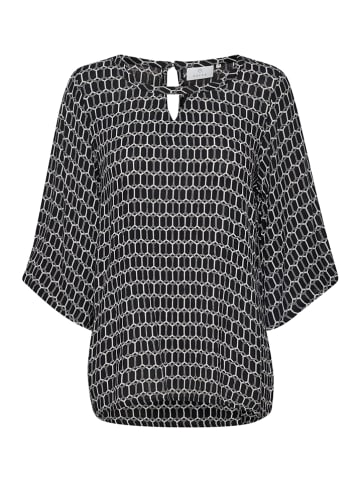 Kaffe Bluse "Hildur" in Schwarz/ Creme