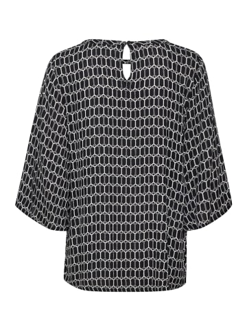 Kaffe Bluse "Hildur" in Schwarz/ Creme