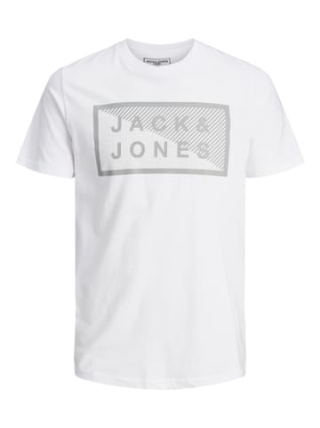 Jack & Jones Koszulka "Shawn" w kolorze białym
