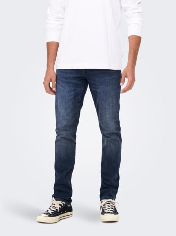 ONLY & SONS Dżinsy "Loom" - Slim fit - w kolorze granatowym