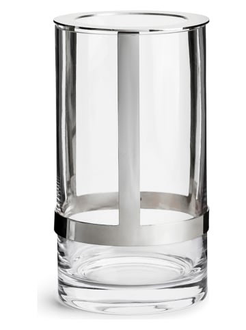 Sagaform Wazon w kolorze srebrnym - wys. 20 x Ø 11 cm