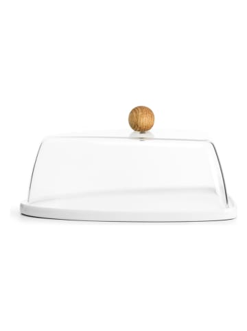Sagaform Käse-Frischhaltedose in Weiß - (B)25 x (H)13 x (T)16 cm