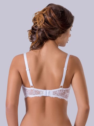 Valea Push-up beha "Donata" wit/blauw