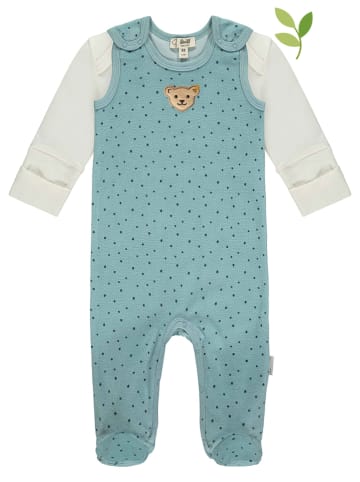 Steiff 2tlg. Outfit in Mint/ Creme