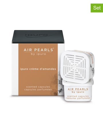 ipuro 2-delige set: geurcapsules "Air Pearls - Crème d'amandes" - 2x 5,75 g