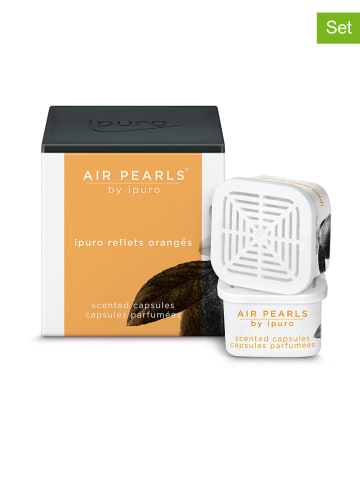 ipuro 2-delige set: geurcapsules "Air Pearls - Reflets orangés" - 2x 5,75 g