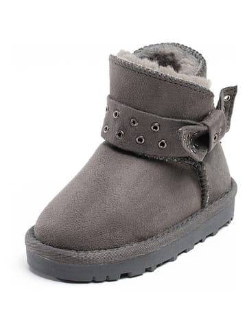 ISLAND BOOT Botki zimowe "Erikata" w kolorze oliwkowym