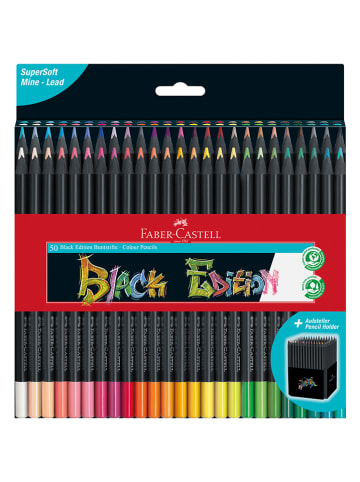 Faber-Castell Buntstifte "Black Edition" - 50 Stück