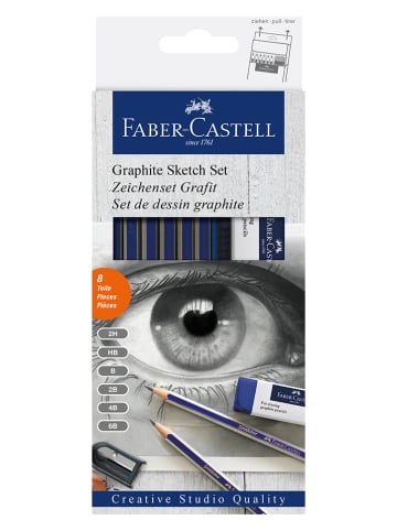 Faber-Castell Tekenset "Grafiet" - 8 delen