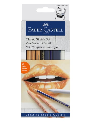 Faber-Castell Tekenset "Klassiek" - 6 delen