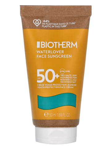 Biotherm Gesichtssonnencreme "Waterlover Face Sunscreen Cream" - LSF 50+, 50 ml