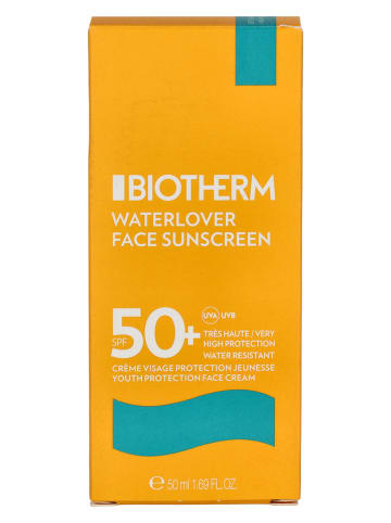 Biotherm Gesichtssonnencreme "Waterlover Face Sunscreen Cream" - LSF 50+, 50 ml