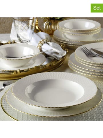 Hermia 18-częściowy zestaw w kolorze białym