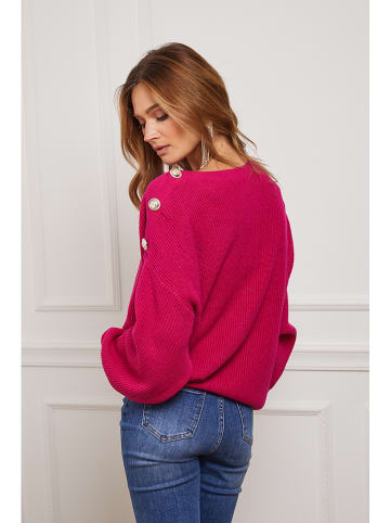 Joséfine Pullover "Burny" in Fuchsia