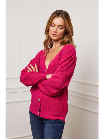 Joséfine Cardigan "Cuvillier" in Fuchsia