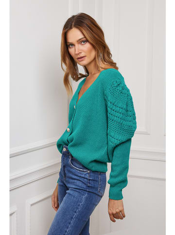 Joséfine Cardigan "Cuvillier" in Grün