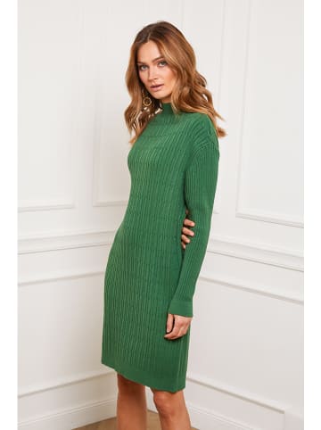 Joséfine Strickkleid "Doumbia" in Grün