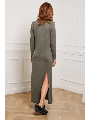 Gebreide jurk "Dovel" kaki