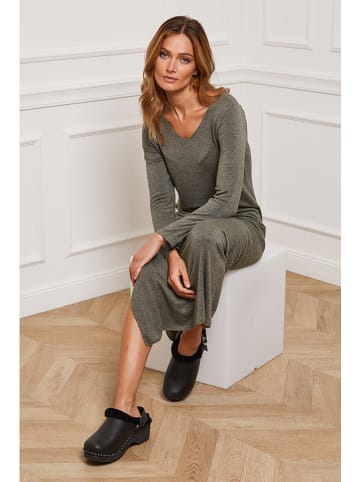 Joséfine Sukienka dzianinowa "Dovel" w kolorze khaki