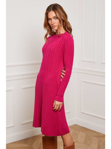 Joséfine Strickkleid "Fanola" in Fuchsia