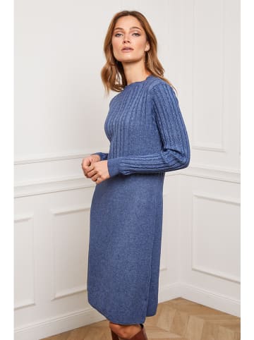 Joséfine Gebreide jurk "Fanola" blauw