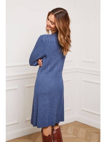 Joséfine Gebreide jurk "Fanola" blauw